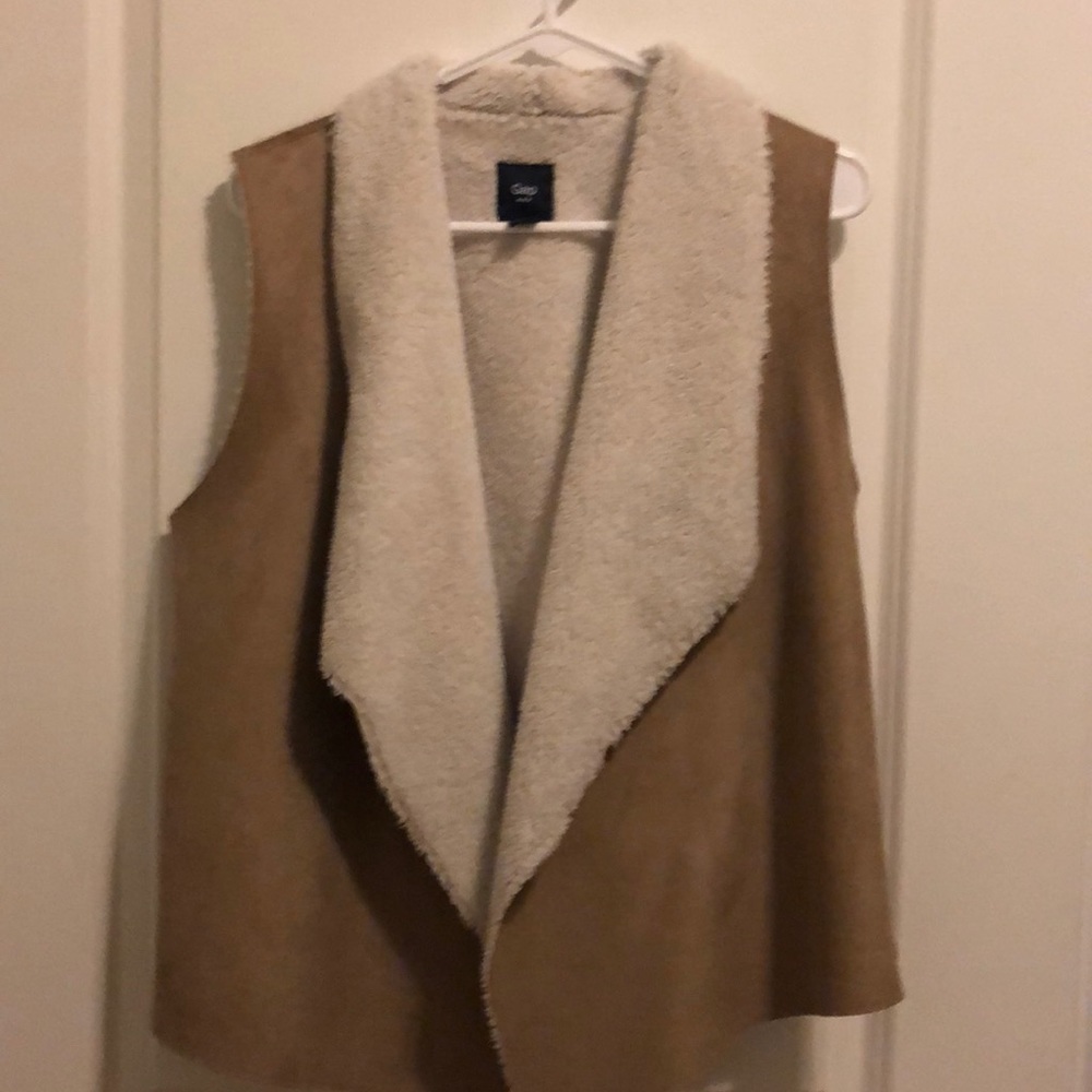 Suede vest